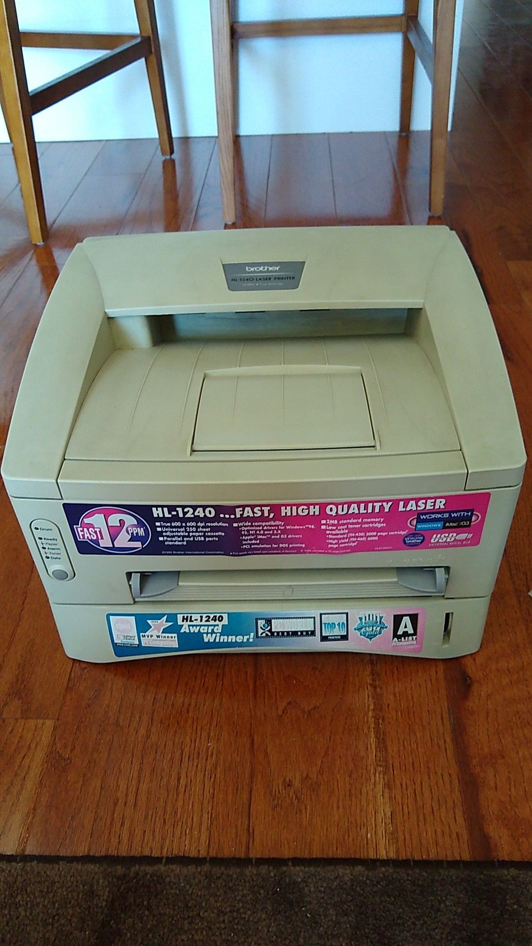 B&W Laser Printer, Brother HL-1240