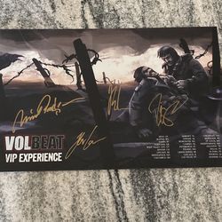 Autograph Volbeat Picture