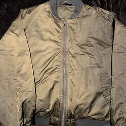 Forest Green Bomber Jacket 