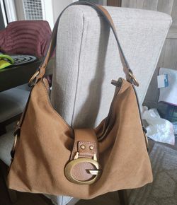 Guess Suede Shoulder Bag. NEW!