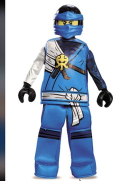 Jay ninja costume size 5-6