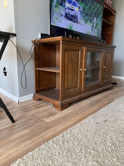Wood TV Stand