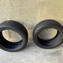 2 Used Tesla Model Y 2024 Tires – Continental ProContact RX