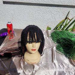 Hand Braided Wig 