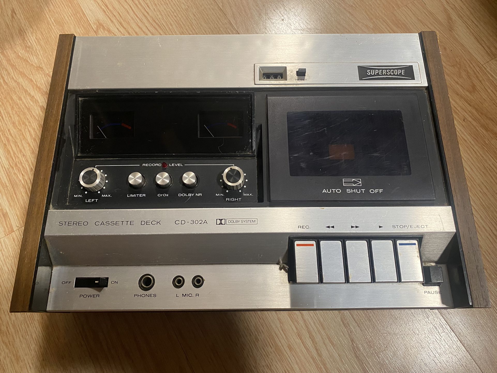 Vintage Marantz Superscope CD-302A Stereo Cassette Player