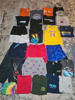 Mixed Clothing Lot – Shirts, Shorts & Pants