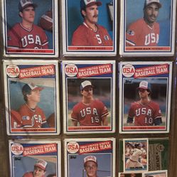 1984 Team USA & Sports Extra Baseball Cards