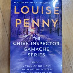 NWT Louise Penny The Chief Inspector Gamache series book 7-9