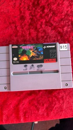 Gradius SNES game authentic