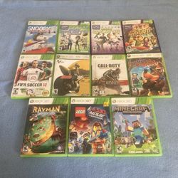 Xbox 360 Games Bundle ( Read Description )