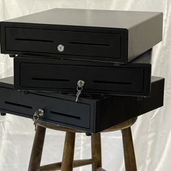  2 Heavy-Duty Cash Drawers w/ Keys – 5 Bill / 8 Coin Slots