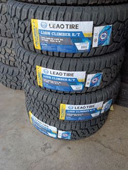 275/60R20 LION CLIMBER RT NEW tires and for 4 llantas nuevas instaladas y balanceadas open day 7