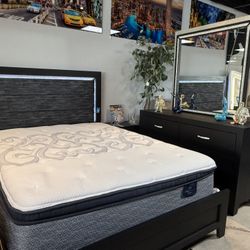 Crazy Black Friday Sale 5 Pc Bedroom Set With FREE MATTRESS For Only $799