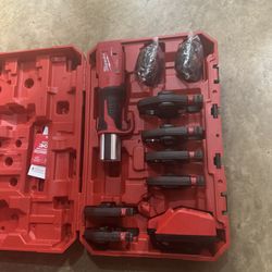 M18 18-Volt Lithium-Ion Brushless Cordless FORCE LOGIC Press Tool Kit with 1/2 in. - 2 in. Jaws Kit (6-Jaws Included
