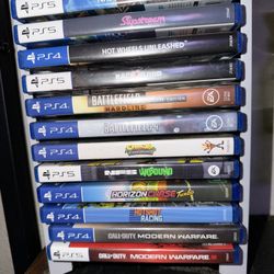 PlayStation 4 And 5 Games Lot