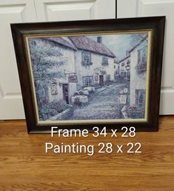 Painting, David's Court by Ruane Manning in MARGATE