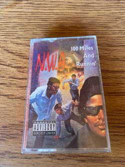 N.W.A. 100 Miles And Runnin' Cassette Tape Rap tape hip hop tape TESTED WORKS