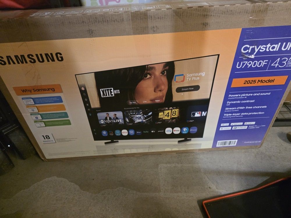 43' CRYSTAL UHD 2025 MODEL TV