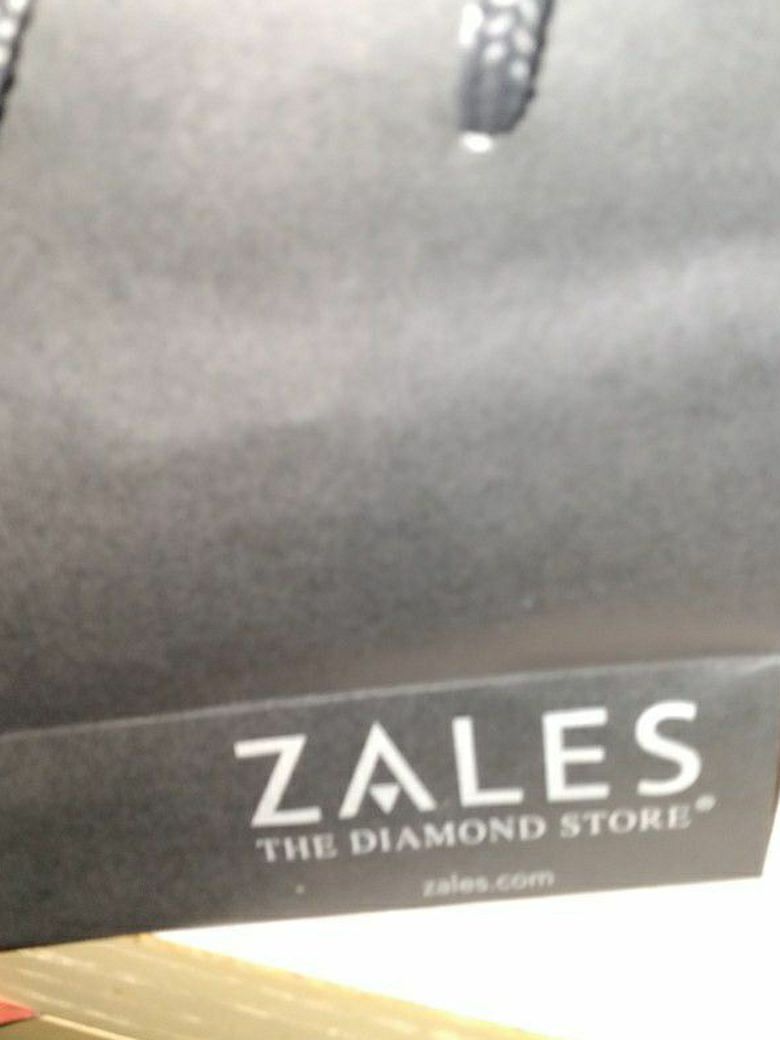 Size 7 Diamond Ring Woman's Sterling Silver Zales