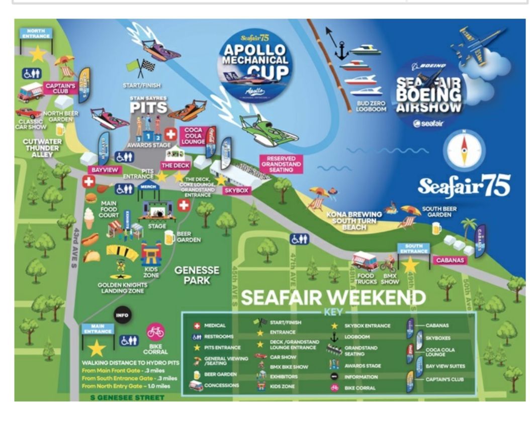 2 Tickets Seafair Festival