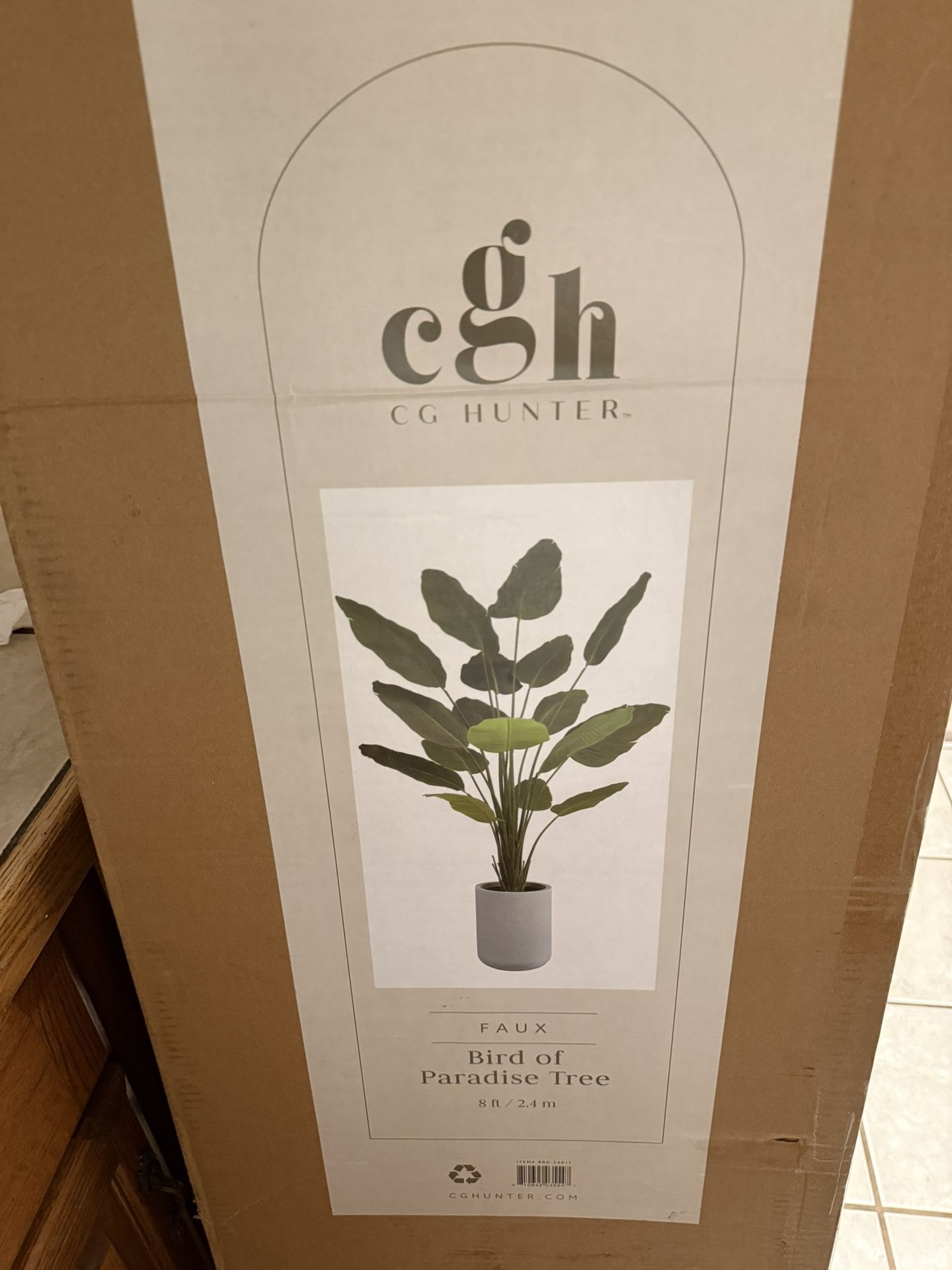 9 Ft Cg Hunter Faux Plant