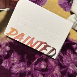 Painted Canvas Palette James Charles 