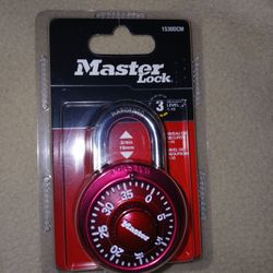 MASTER LOCK 1530DCM COMBINATION LOCK  NEW 
