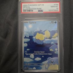 Spheal #199 Surging Sparks PSA 10