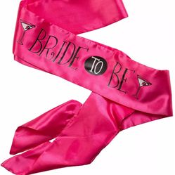  Bride To Be Sash