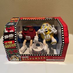 M&M's At The Movies In 3D Candy Dispenser Limited Edition Collectible