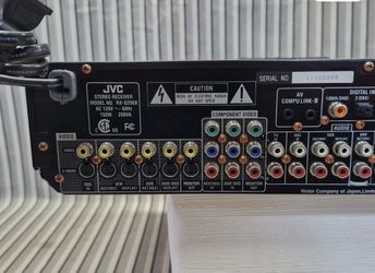 JVC AV RX-D206B Control Receiver Hybrid Feedback Digital Amplifier Stereo