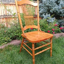 Dinner Wooden Custom Chair 16" x 17" 43"
