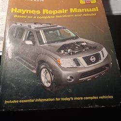Haynes Repair Manuel For Pathfinder