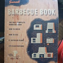 Vintage Sunset Magazine Barbecue Book Softcover 