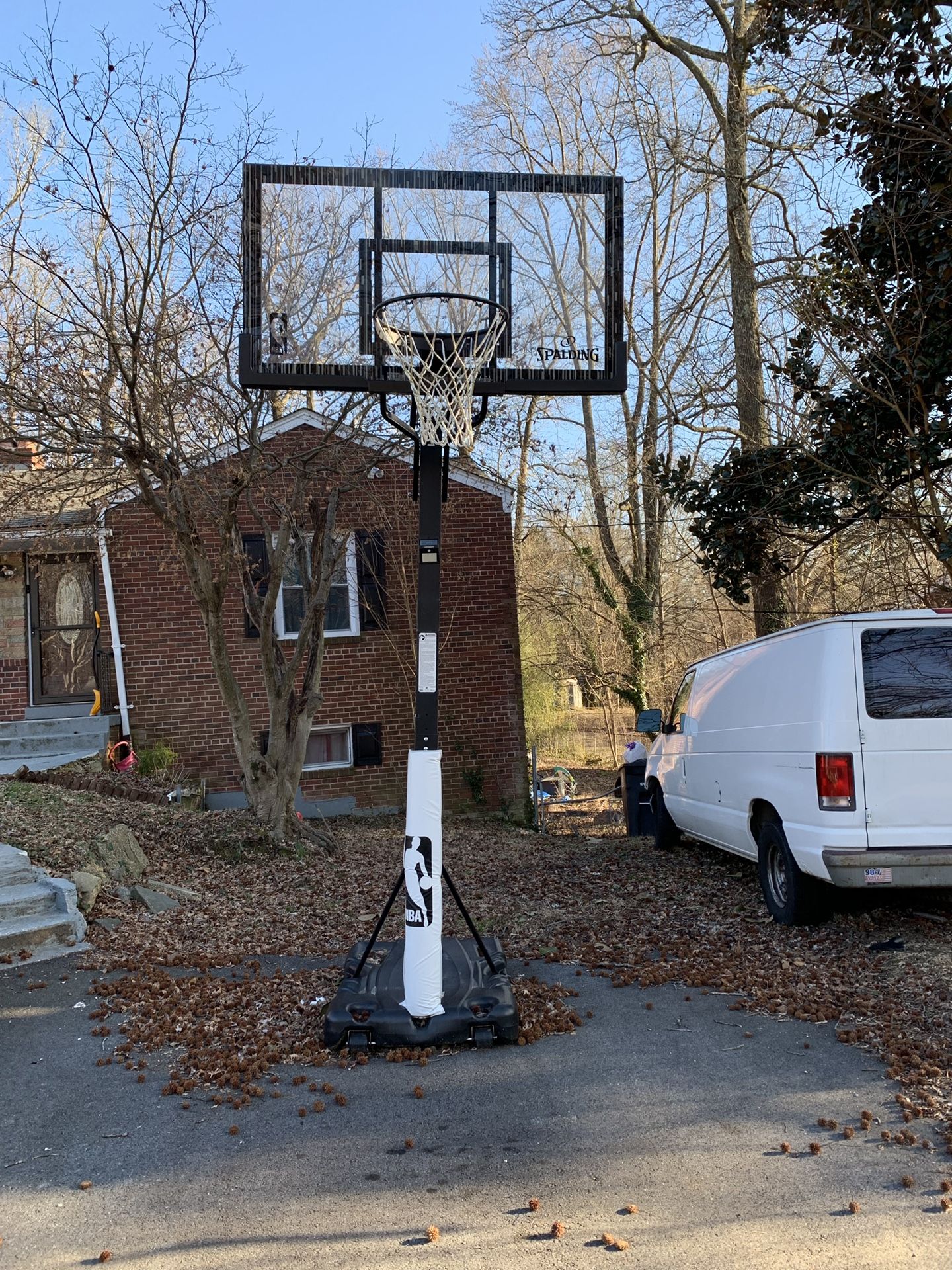 Sparlding basketball hoop