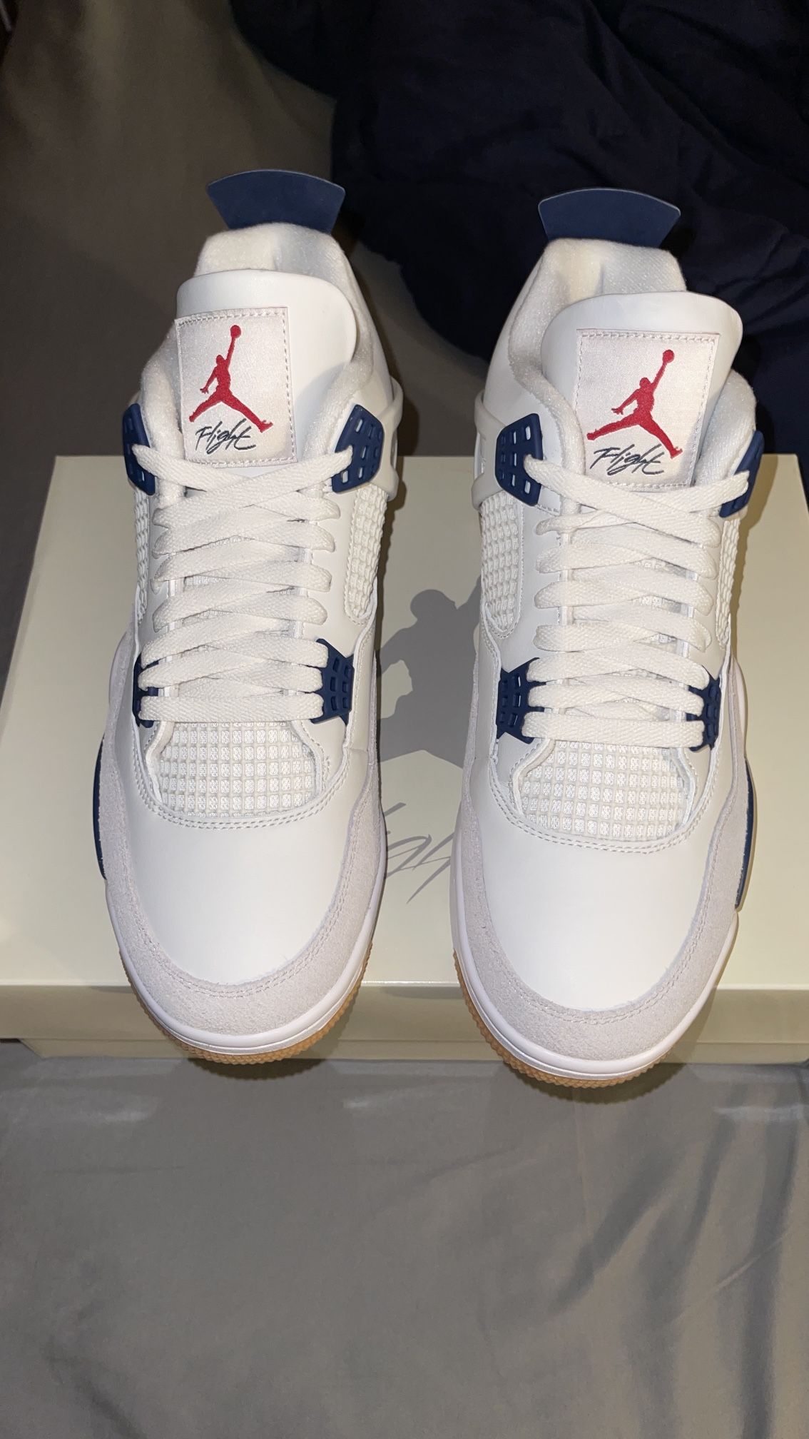 DS Air Jordan 4 Sb Navy Size 11