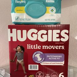 Huggies & Pamper Wipes