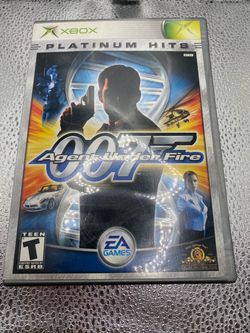 James Bond 007 Agent Under Fire Microsoft Xbox Complete CIB Tested Platinum