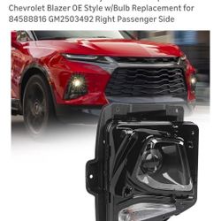 Huray HID/Xenon Headlight Assembly Fit for Chevy Blazer 2019-2022 RH Projector Headlamp for Chevrolet Blazer OE Style w/Bulb Replacement for 6 