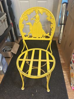 Victorian cast bistro chair