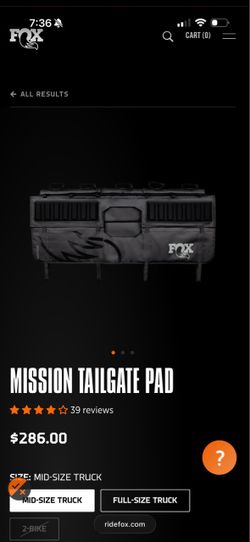 Fox Mission Tailgate Pad