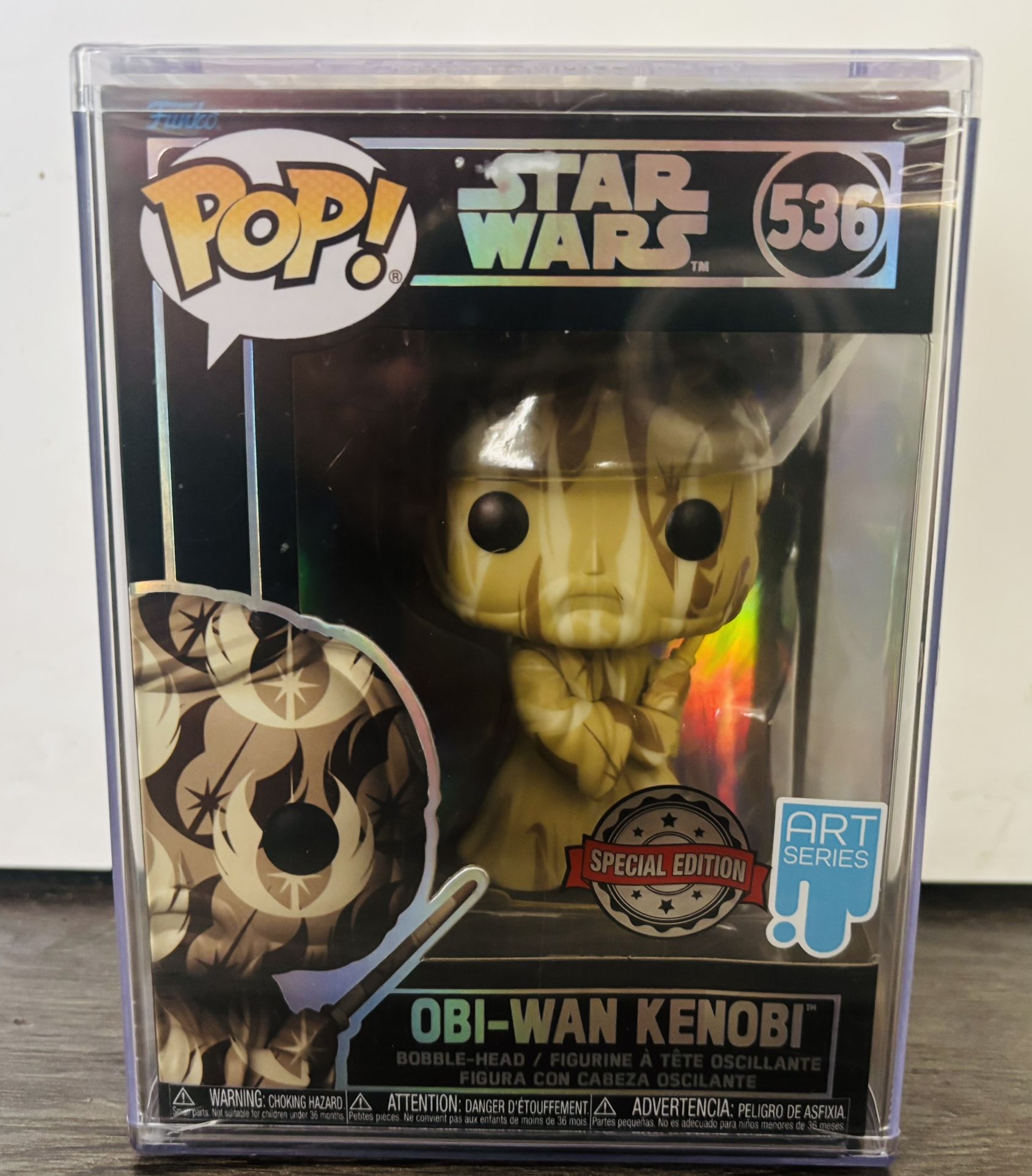 2022 Funko Pop! Star Wars #536 OBI-WAN KENOBI Special Edition ART SERIES NEW!!!