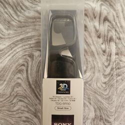 Black 3D Glasses Sony 