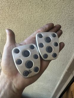 Subaru WRX STi aluminum pedal covers OEM set of 2