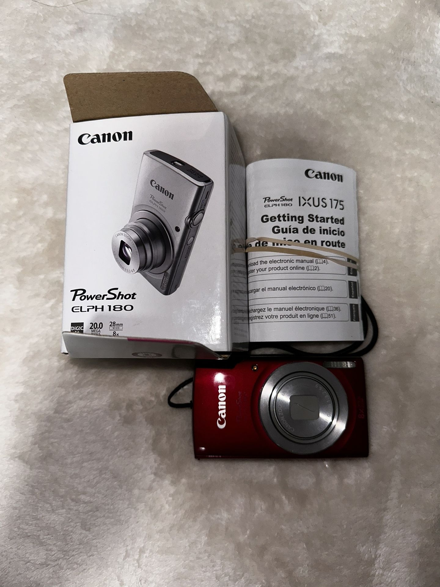 Canon Powershot ELPH 180 Digital Camera