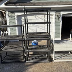 Storage Shelves Heavy duty Plastic 