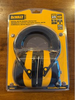 Dewalt DPG15 Digital am/fm hearing protector