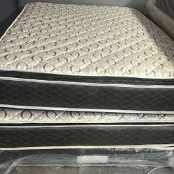 Queen Pillow Top Ortho Plush Mattresses (OPEN BAG LIKE NEW NEVER USED !!)