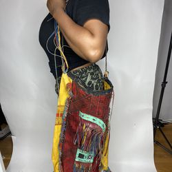 Vintage Native American Style Hobo Bag