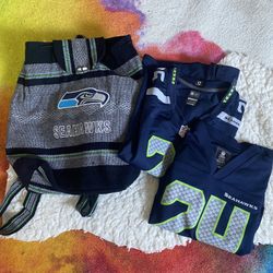 Unisex Seahawks Jersey Bundle With Backpack